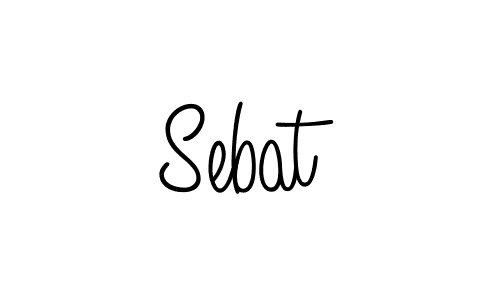 Create a beautiful signature design for name Sebat. With this signature (Angelique-Rose-font-FFP) fonts, you can make a handwritten signature for free. Sebat signature style 5 images and pictures png