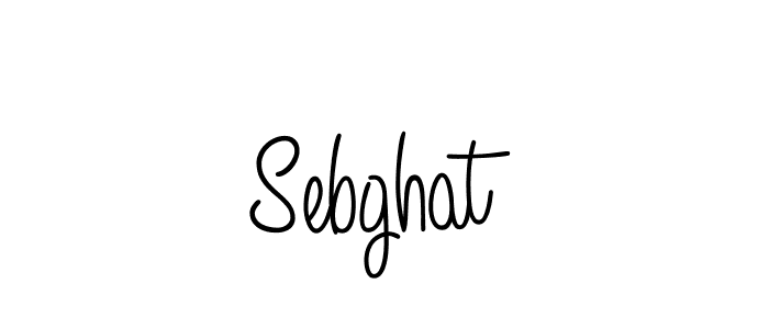 How to Draw Sebghat signature style? Angelique-Rose-font-FFP is a latest design signature styles for name Sebghat. Sebghat signature style 5 images and pictures png