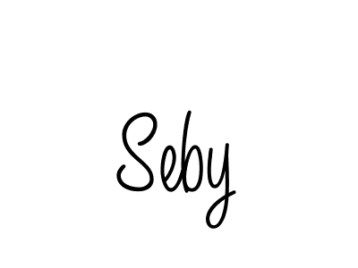 How to make Seby signature? Angelique-Rose-font-FFP is a professional autograph style. Create handwritten signature for Seby name. Seby signature style 5 images and pictures png