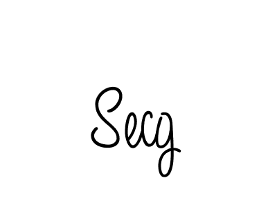 How to make Secg name signature. Use Angelique-Rose-font-FFP style for creating short signs online. This is the latest handwritten sign. Secg signature style 5 images and pictures png