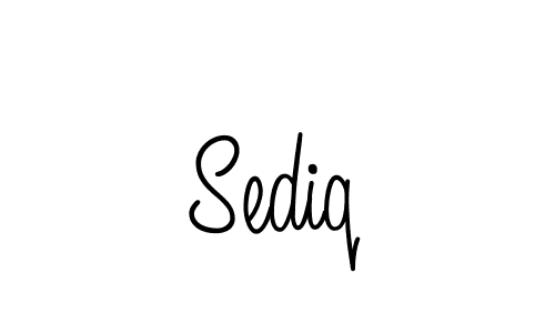 Create a beautiful signature design for name Sediq. With this signature (Angelique-Rose-font-FFP) fonts, you can make a handwritten signature for free. Sediq signature style 5 images and pictures png