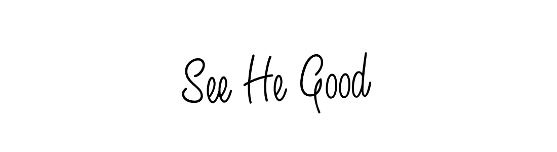 How to Draw See He Good signature style? Angelique-Rose-font-FFP is a latest design signature styles for name See He Good. See He Good signature style 5 images and pictures png