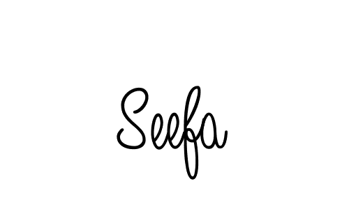 The best way (Angelique-Rose-font-FFP) to make a short signature is to pick only two or three words in your name. The name Seefa include a total of six letters. For converting this name. Seefa signature style 5 images and pictures png