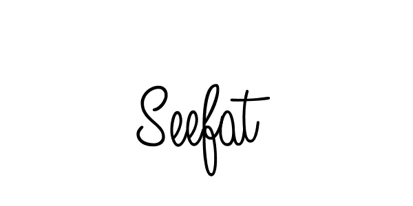 Check out images of Autograph of Seefat name. Actor Seefat Signature Style. Angelique-Rose-font-FFP is a professional sign style online. Seefat signature style 5 images and pictures png