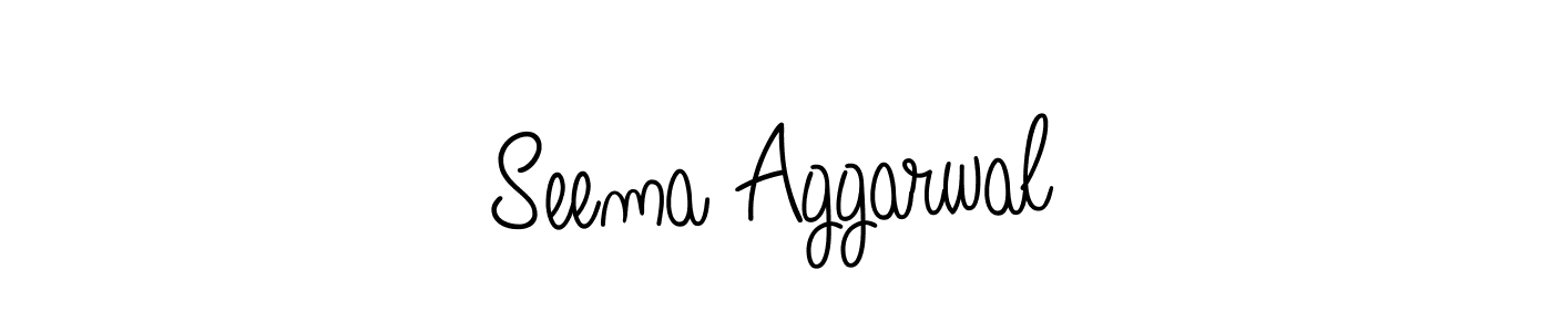 This is the best signature style for the Seema Aggarwal name. Also you like these signature font (Angelique-Rose-font-FFP). Mix name signature. Seema Aggarwal signature style 5 images and pictures png