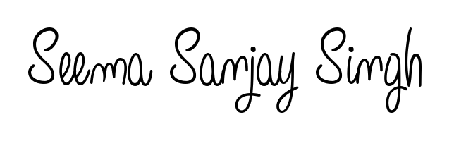 The Angelique-Rose-font-FFP lettering style adds unique flourish to name Seema Sanjay Singh. Stand out with a custom digital autograph made in seconds. Seema Sanjay Singh signature style 5 images and pictures png