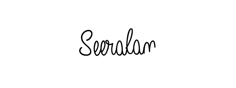 The best way (Angelique-Rose-font-FFP) to make a short signature is to pick only two or three words in your name. The name Seeralan include a total of six letters. For converting this name. Seeralan signature style 5 images and pictures png