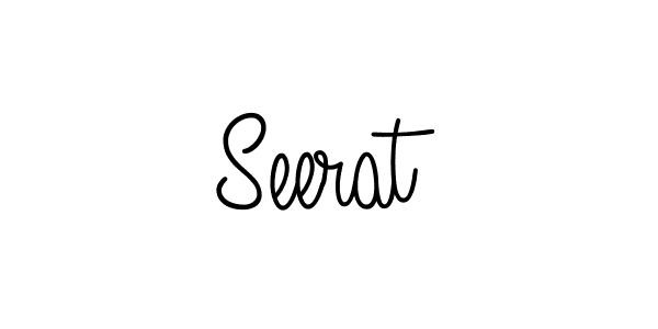 This is the best signature style for the Seerat name. Also you like these signature font (Angelique-Rose-font-FFP). Mix name signature. Seerat signature style 5 images and pictures png