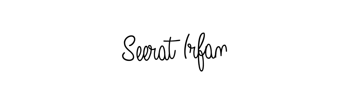 How to make Seerat Irfan signature? Angelique-Rose-font-FFP is a professional autograph style. Create handwritten signature for Seerat Irfan name. Seerat Irfan signature style 5 images and pictures png
