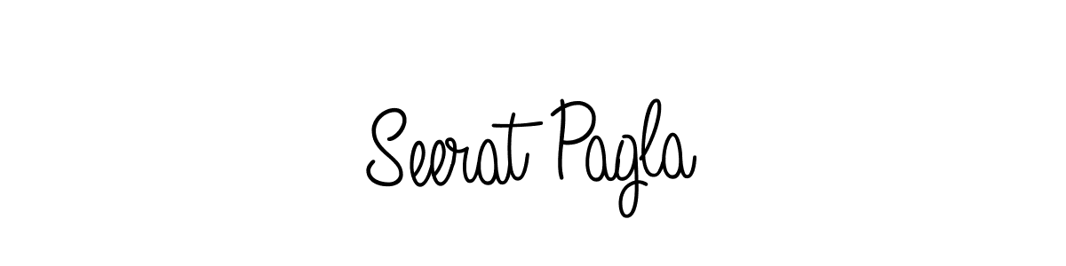 Seerat Pagla stylish signature style. Best Handwritten Sign (Angelique-Rose-font-FFP) for my name. Handwritten Signature Collection Ideas for my name Seerat Pagla. Seerat Pagla signature style 5 images and pictures png