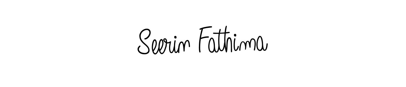 Angelique-Rose-font-FFP is a professional signature style that is perfect for those who want to add a touch of class to their signature. It is also a great choice for those who want to make their signature more unique. Get Seerin Fathima name to fancy signature for free. Seerin Fathima signature style 5 images and pictures png