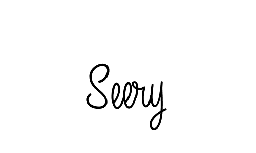 The best way (Angelique-Rose-font-FFP) to make a short signature is to pick only two or three words in your name. The name Seery include a total of six letters. For converting this name. Seery signature style 5 images and pictures png