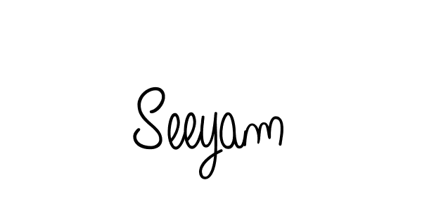 Best and Professional Signature Style for Seeyam. Angelique-Rose-font-FFP Best Signature Style Collection. Seeyam signature style 5 images and pictures png