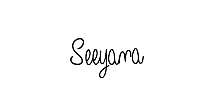 How to Draw Seeyana signature style? Angelique-Rose-font-FFP is a latest design signature styles for name Seeyana. Seeyana signature style 5 images and pictures png