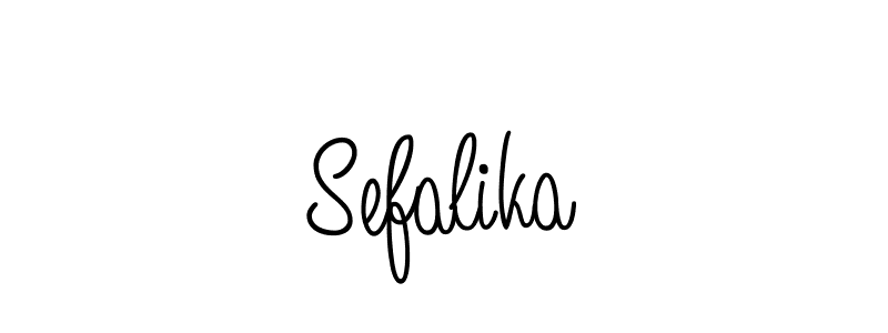 Create a beautiful signature design for name Sefalika. With this signature (Angelique-Rose-font-FFP) fonts, you can make a handwritten signature for free. Sefalika signature style 5 images and pictures png