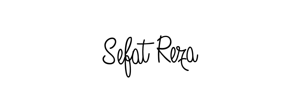 How to make Sefat Reza name signature. Use Angelique-Rose-font-FFP style for creating short signs online. This is the latest handwritten sign. Sefat Reza signature style 5 images and pictures png