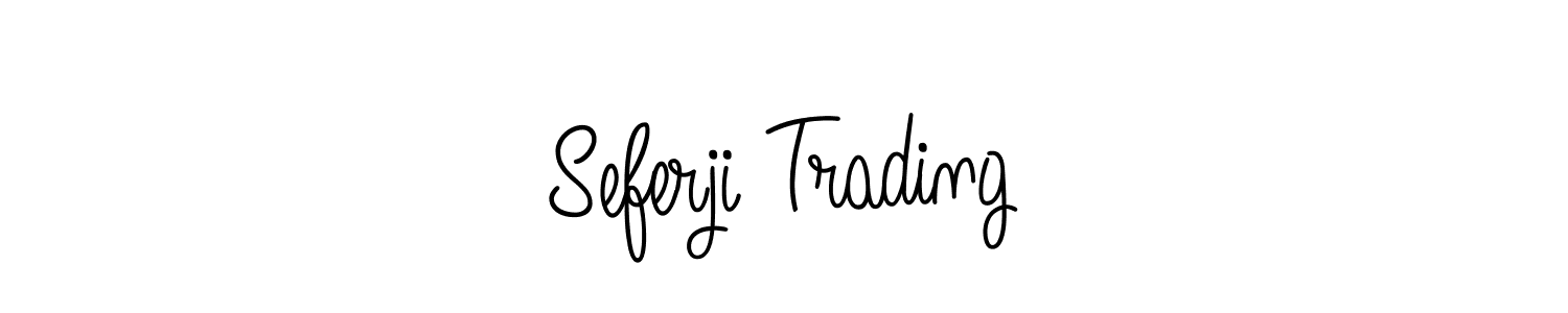 Once you've used our free online signature maker to create your best signature Angelique-Rose-font-FFP style, it's time to enjoy all of the benefits that Seferji Trading name signing documents. Seferji Trading signature style 5 images and pictures png