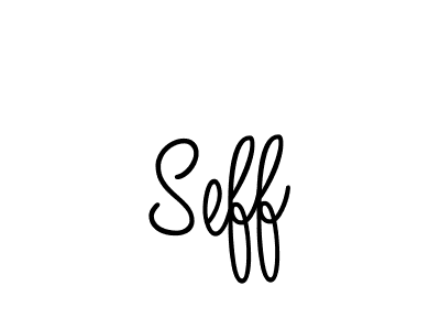 You should practise on your own different ways (Angelique-Rose-font-FFP) to write your name (Seff) in signature. don't let someone else do it for you. Seff signature style 5 images and pictures png