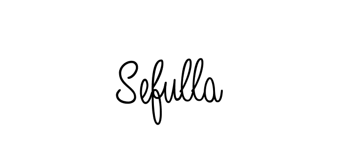 Once you've used our free online signature maker to create your best signature Angelique-Rose-font-FFP style, it's time to enjoy all of the benefits that Sefulla name signing documents. Sefulla signature style 5 images and pictures png