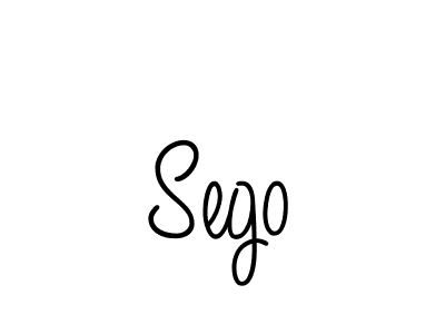 Make a beautiful signature design for name Sego. With this signature (Angelique-Rose-font-FFP) style, you can create a handwritten signature for free. Sego signature style 5 images and pictures png