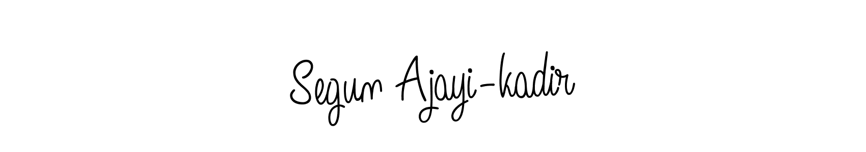 if you are searching for the best signature style for your name Segun Ajayi-kadir. so please give up your signature search. here we have designed multiple signature styles  using Angelique-Rose-font-FFP. Segun Ajayi-kadir signature style 5 images and pictures png