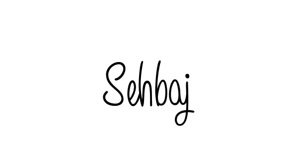 How to make Sehbaj signature? Angelique-Rose-font-FFP is a professional autograph style. Create handwritten signature for Sehbaj name. Sehbaj signature style 5 images and pictures png
