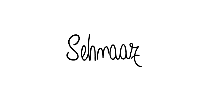 How to make Sehnaaz name signature. Use Angelique-Rose-font-FFP style for creating short signs online. This is the latest handwritten sign. Sehnaaz signature style 5 images and pictures png