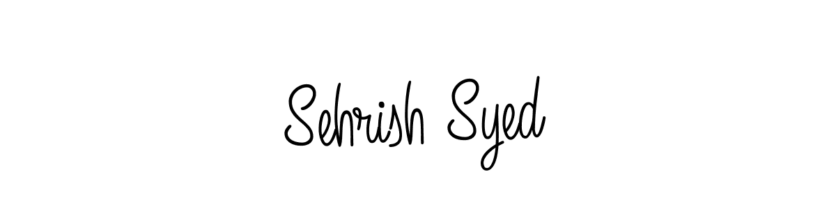 Also we have Sehrish Syed name is the best signature style. Create professional handwritten signature collection using Angelique-Rose-font-FFP autograph style. Sehrish Syed signature style 5 images and pictures png