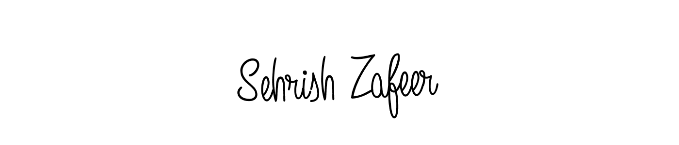Angelique-Rose-font-FFP is a professional signature style that is perfect for those who want to add a touch of class to their signature. It is also a great choice for those who want to make their signature more unique. Get Sehrish Zafeer name to fancy signature for free. Sehrish Zafeer signature style 5 images and pictures png