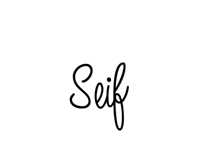 You should practise on your own different ways (Angelique-Rose-font-FFP) to write your name (Seif) in signature. don't let someone else do it for you. Seif signature style 5 images and pictures png