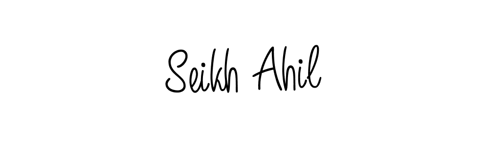 How to Draw Seikh Ahil signature style? Angelique-Rose-font-FFP is a latest design signature styles for name Seikh Ahil. Seikh Ahil signature style 5 images and pictures png