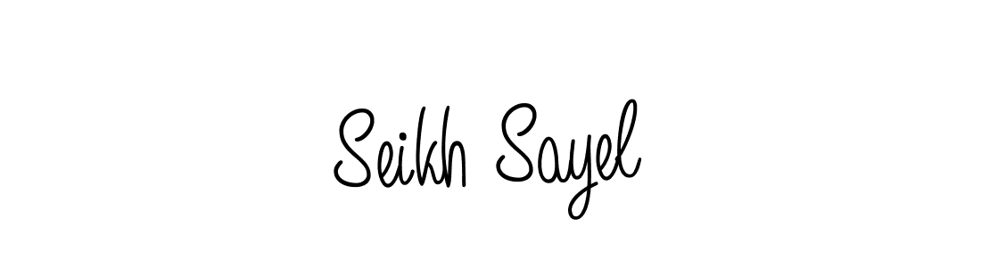 Angelique-Rose-font-FFP is a professional signature style that is perfect for those who want to add a touch of class to their signature. It is also a great choice for those who want to make their signature more unique. Get Seikh Sayel name to fancy signature for free. Seikh Sayel signature style 5 images and pictures png