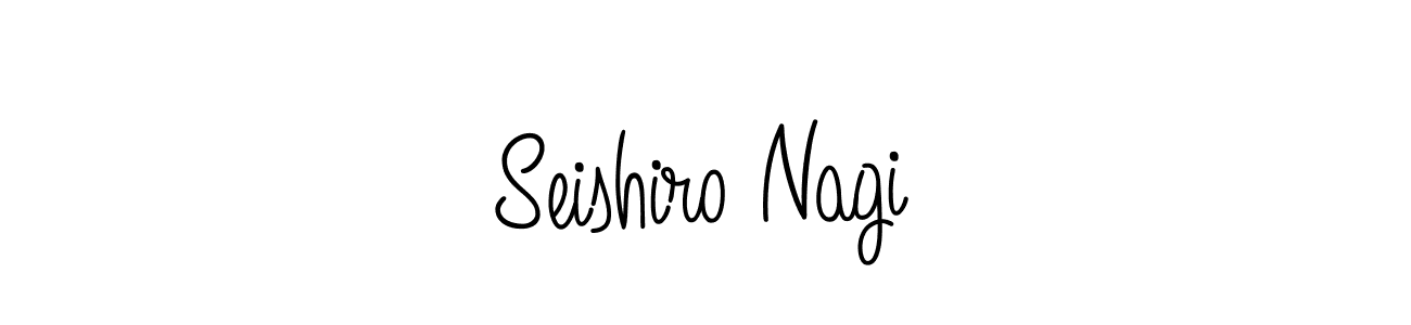Make a beautiful signature design for name Seishiro Nagi. With this signature (Angelique-Rose-font-FFP) style, you can create a handwritten signature for free. Seishiro Nagi signature style 5 images and pictures png