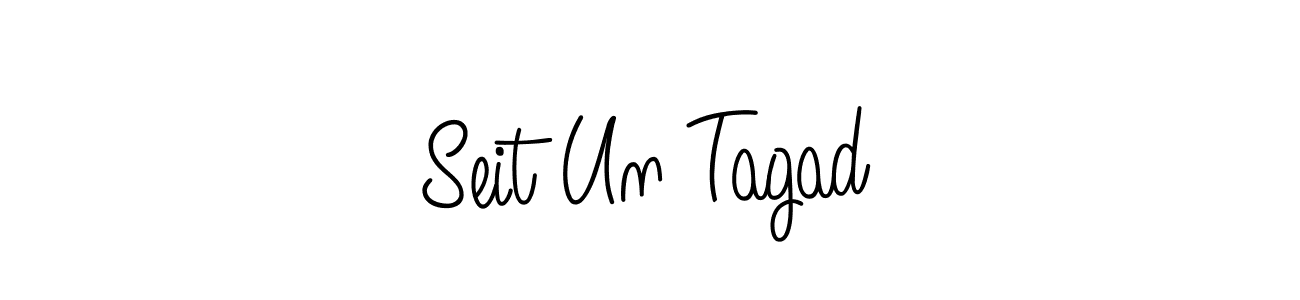 How to make Seit Un Tagad signature? Angelique-Rose-font-FFP is a professional autograph style. Create handwritten signature for Seit Un Tagad name. Seit Un Tagad signature style 5 images and pictures png