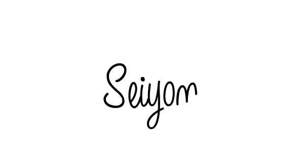 Use a signature maker to create a handwritten signature online. With this signature software, you can design (Angelique-Rose-font-FFP) your own signature for name Seiyon. Seiyon signature style 5 images and pictures png