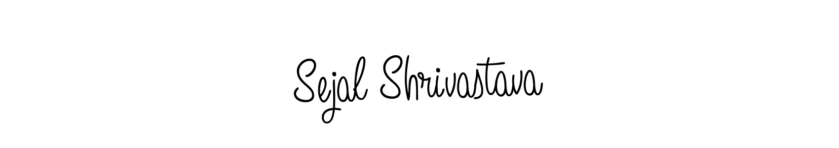 Design your own signature with our free online signature maker. With this signature software, you can create a handwritten (Angelique-Rose-font-FFP) signature for name Sejal Shrivastava. Sejal Shrivastava signature style 5 images and pictures png