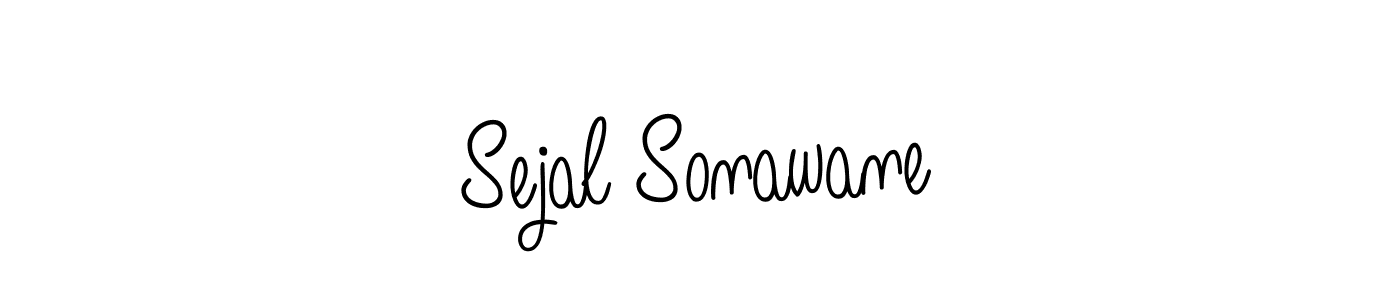 Create a beautiful signature design for name Sejal Sonawane. With this signature (Angelique-Rose-font-FFP) fonts, you can make a handwritten signature for free. Sejal Sonawane signature style 5 images and pictures png