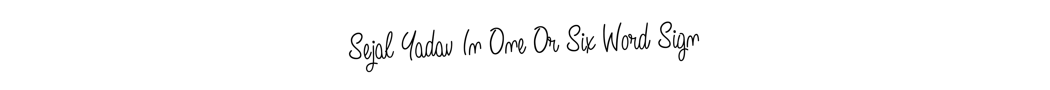 It looks lik you need a new signature style for name Sejal Yadav In One Or Six Word Sign. Design unique handwritten (Angelique-Rose-font-FFP) signature with our free signature maker in just a few clicks. Sejal Yadav In One Or Six Word Sign signature style 5 images and pictures png
