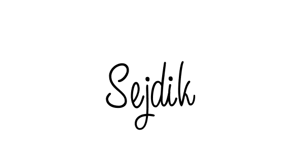 How to make Sejdik signature? Angelique-Rose-font-FFP is a professional autograph style. Create handwritten signature for Sejdik name. Sejdik signature style 5 images and pictures png