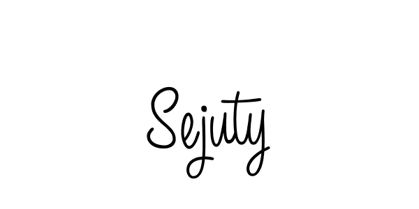 Angelique-Rose-font-FFP is a professional signature style that is perfect for those who want to add a touch of class to their signature. It is also a great choice for those who want to make their signature more unique. Get Sejuty name to fancy signature for free. Sejuty signature style 5 images and pictures png