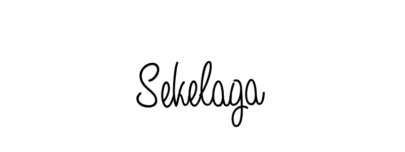 Make a beautiful signature design for name Sekelaga. With this signature (Angelique-Rose-font-FFP) style, you can create a handwritten signature for free. Sekelaga signature style 5 images and pictures png