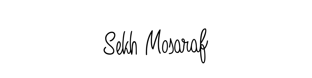 You should practise on your own different ways (Angelique-Rose-font-FFP) to write your name (Sekh Mosaraf) in signature. don't let someone else do it for you. Sekh Mosaraf signature style 5 images and pictures png