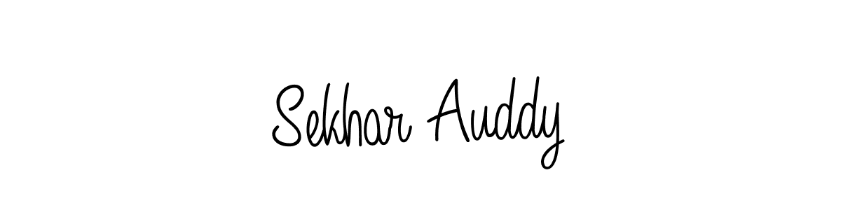 Create a beautiful signature design for name Sekhar Auddy. With this signature (Angelique-Rose-font-FFP) fonts, you can make a handwritten signature for free. Sekhar Auddy signature style 5 images and pictures png