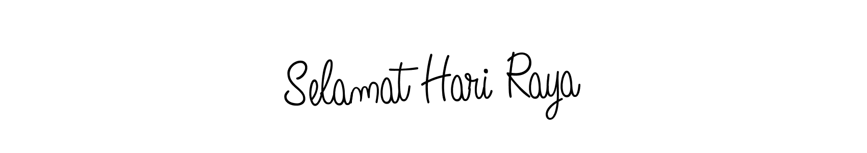 Selamat Hari Raya stylish signature style. Best Handwritten Sign (Angelique-Rose-font-FFP) for my name. Handwritten Signature Collection Ideas for my name Selamat Hari Raya. Selamat Hari Raya signature style 5 images and pictures png