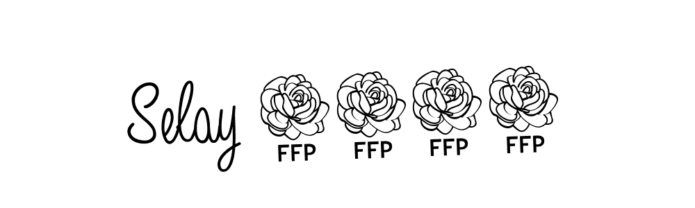 Selay 1996 stylish signature style. Best Handwritten Sign (Angelique-Rose-font-FFP) for my name. Handwritten Signature Collection Ideas for my name Selay 1996. Selay 1996 signature style 5 images and pictures png