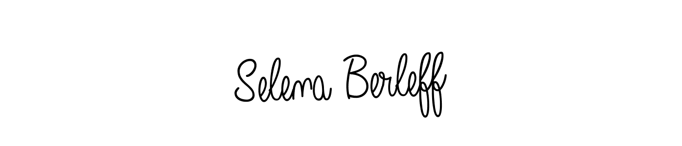 How to Draw Selena Berleff signature style? Angelique-Rose-font-FFP is a latest design signature styles for name Selena Berleff. Selena Berleff signature style 5 images and pictures png