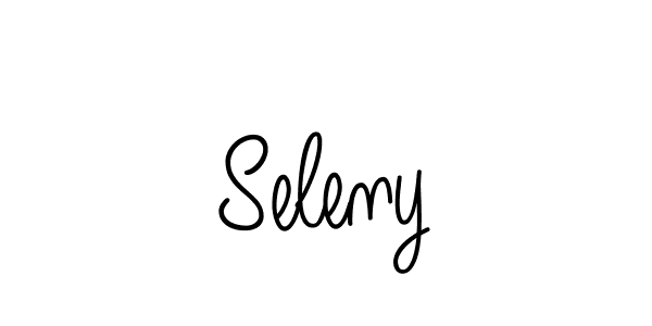 Design your own signature with our free online signature maker. With this signature software, you can create a handwritten (Angelique-Rose-font-FFP) signature for name Seleny. Seleny signature style 5 images and pictures png