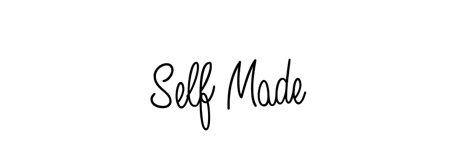 The best way (Angelique-Rose-font-FFP) to make a short signature is to pick only two or three words in your name. The name Self Made include a total of six letters. For converting this name. Self Made signature style 5 images and pictures png