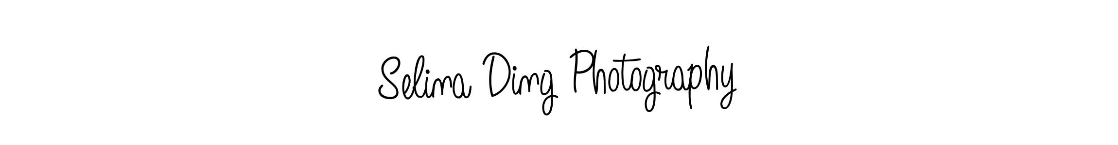 Selina Ding Photography stylish signature style. Best Handwritten Sign (Angelique-Rose-font-FFP) for my name. Handwritten Signature Collection Ideas for my name Selina Ding Photography. Selina Ding Photography signature style 5 images and pictures png