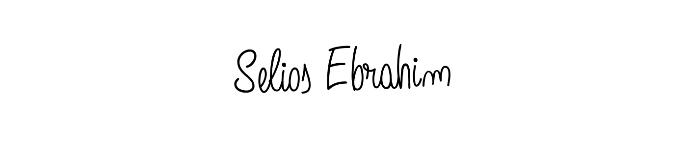 Check out images of Autograph of Selios Ebrahim name. Actor Selios Ebrahim Signature Style. Angelique-Rose-font-FFP is a professional sign style online. Selios Ebrahim signature style 5 images and pictures png